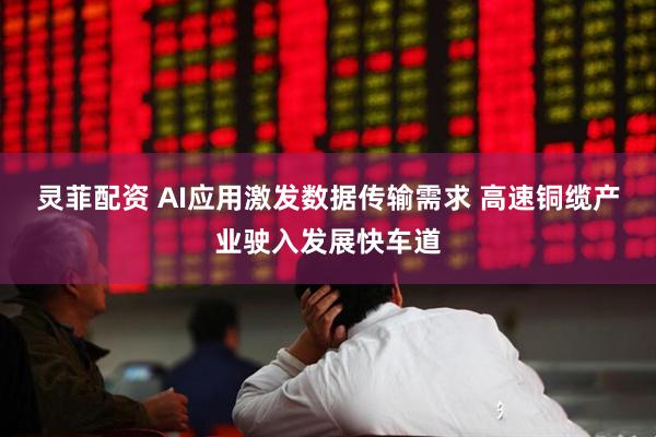 灵菲配资 AI应用激发数据传输需求 高速铜缆产业驶入发展快车道