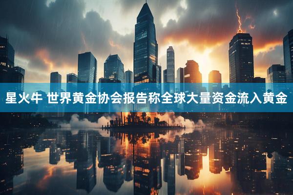 星火牛 世界黄金协会报告称全球大量资金流入黄金