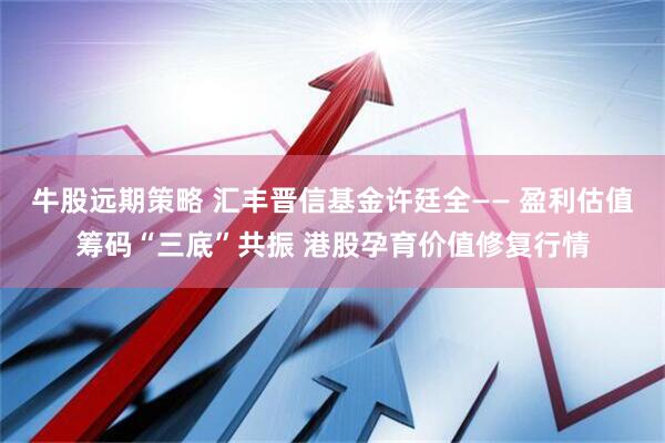 牛股远期策略 汇丰晋信基金许廷全—— 盈利估值筹码“三底”共振 港股孕育价值修复行情